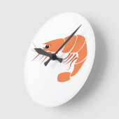 Horloge Ronde crevettes (Angle)