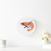 Horloge Ronde crevettes (Maison)