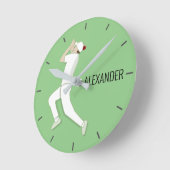Horloge Ronde Cricket (Angle)