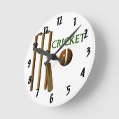 Horloge Ronde Cricket (Angle)