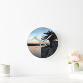 Horloge Ronde Croatian sunset (Maison)