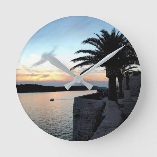 Horloge Ronde Croatian sunset (Recto)