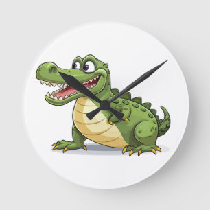 Horloge Ronde Crocodile