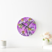 HORLOGE RONDE CROCUSES (Maison)