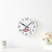 Horloge Ronde Croire Poisson-Rouge (Maison)