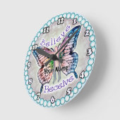 Horloge Ronde Croire recevoir (Angle)