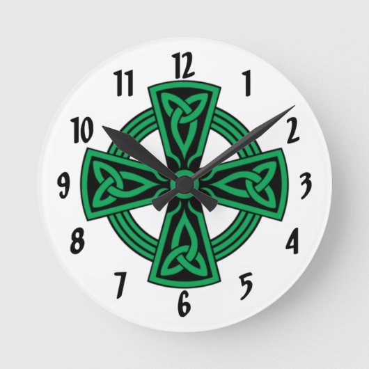 Horloge Ronde Croix celtique (Recto)
