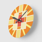 Horloge Ronde Croix chrétienne (Angle)