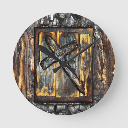 Horloge Ronde Croix de l'Apocalypse (Recto)