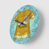 Horloge Ronde Croix de Malte  Pompiers  (Angle)