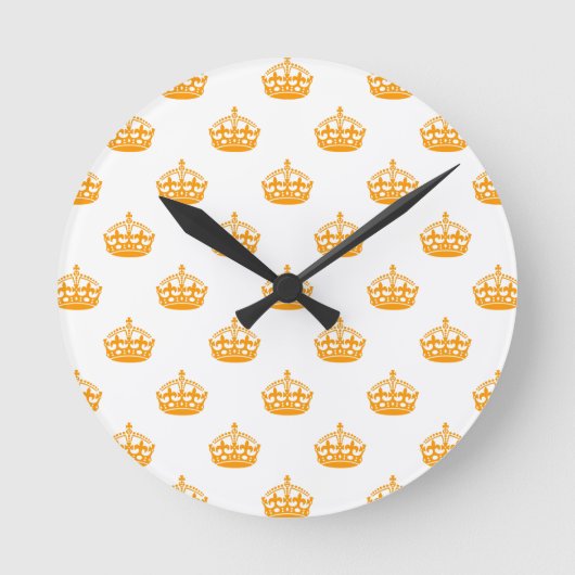 Horloge Ronde Crown orange (Recto)