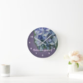 Horloge Ronde Croyez Hortensia Inspirationnel (Maison)