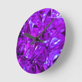 Horloge Ronde Crystal Amethyst Purple Gemstone (Angle)