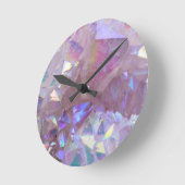 Horloge Ronde Crystals (Angle)