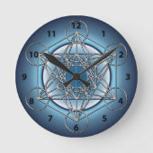 Horloge Ronde Cube Metatrons (Recto)