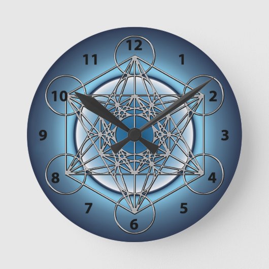 Horloge Ronde Cube Metatrons (Recto)
