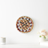 Horloge Ronde Cuisine ou restaurant Cute Cherry Pie (Maison)