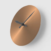 Horloge Ronde Cuivre (Angle)