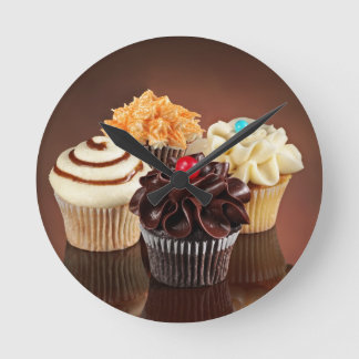 Horloge Ronde cupcake