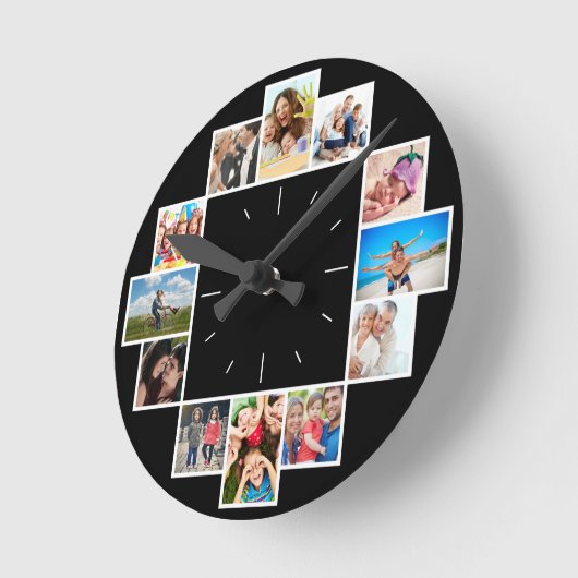 Horloge Ronde Custom 12 Keepsake (Angle)