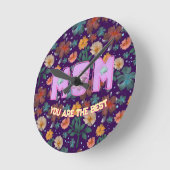 Horloge Ronde Custom and personalized mother's day gift  lumbar (Angle)