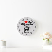 Horloge Ronde CUSTOM I Love (Maison)