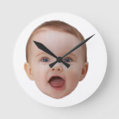 Horloge Ronde Custom Photo, Custom Photo Face (Recto)