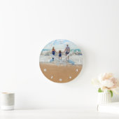 Horloge Ronde Custom Photo Wall Clock (Maison)