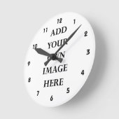 Horloge Ronde customisez l'horloge de vos numéros (Angle)