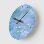 Horloge Ronde Customisez votre (Angle)