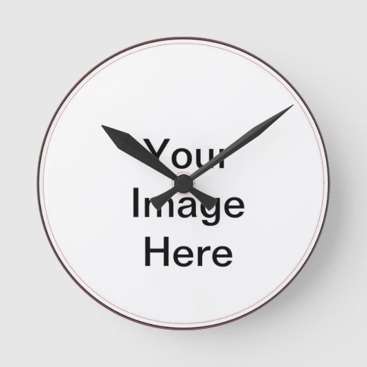 Horloge Ronde Customisez vous-même (Recto)