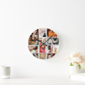 Horloge Ronde cute cat lover (Maison)