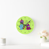 Horloge Ronde Cute comme un bug (Maison)