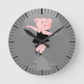 Horloge Ronde Cute Danse (Recto)