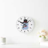 Horloge Ronde Cute elephant boy cartoon round clock (Maison)