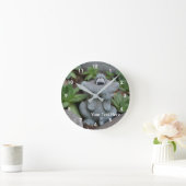 Horloge Ronde Cute Flower Garden (Maison)