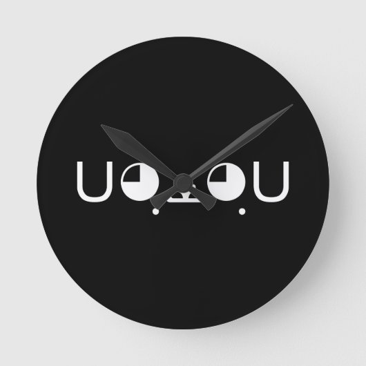 Horloge Ronde Cute Kawaii Chien Chien Chien Chien Chien Japonais (Recto)