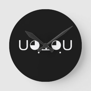 Horloge Ronde Cute Kawaii Chien Chien Chien Chien Chien Japonais