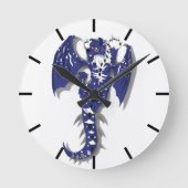 Horloge Ronde Cute Monster Dragon (Recto)