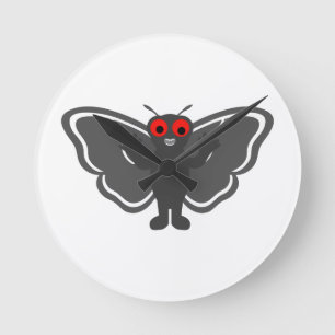 Horloge Ronde Cute Mothman