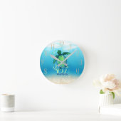 Horloge Ronde Cute Sea Turtle Personalized Gender Neutral (Maison)