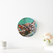 Horloge Ronde Cute Sleeping (Maison)