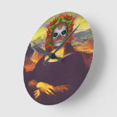 Horloge Ronde Cyborg Mona Lisa (Angle)