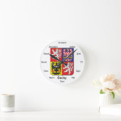 Horloge Ronde Czech Republic Wall Clock (Maison)