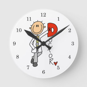 Horloge Ronde D est pour docteur