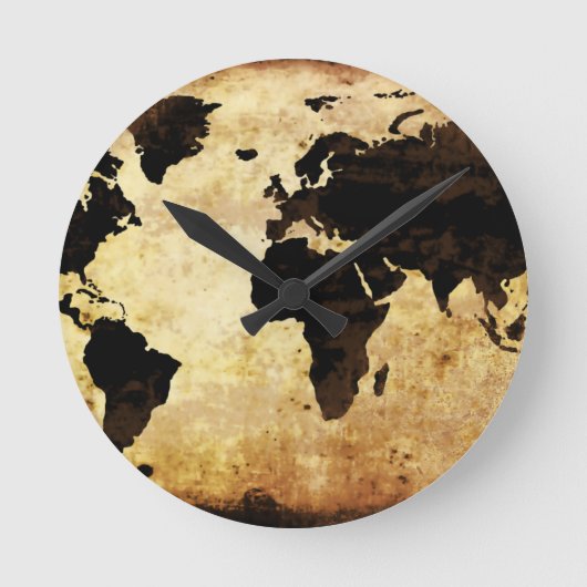 Horloge Ronde d-world map (Recto)