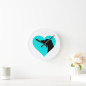 Horloge Ronde Dachshund (Maison)