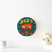 Horloge Ronde Dad's Cooking (Maison)