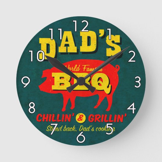 Horloge Ronde Dad's Cooking (Recto)