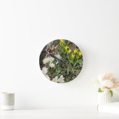 Horloge Ronde Daffodils et Crocus Clock (Maison)